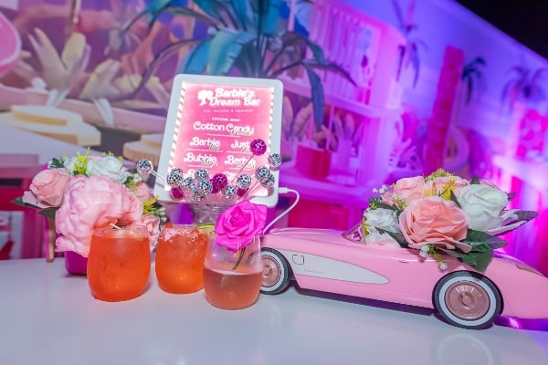 Barbie Dream Bar decorations