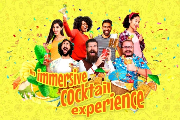 Immersive cocktail experience artwork